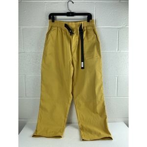 new wave street culture Design by inflation pants, Size L, Elastic Waist, Yellow